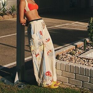 Free People Fresh Start Printed Pants